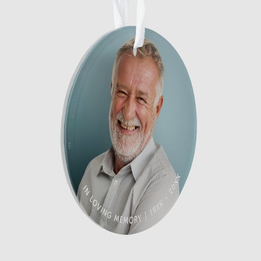 Einfach im Foto lieben Ornament (Vorderseite)