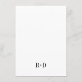 einfach in der Liebe Begleitkarte (Rückseite)