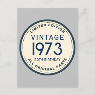 EINFACH INDIVIDUELLER GEBURTSTAG POSTKARTE
