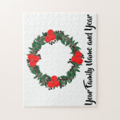 Einfach individuelles Urlaubsgeschenk Puzzle (Vertikal)