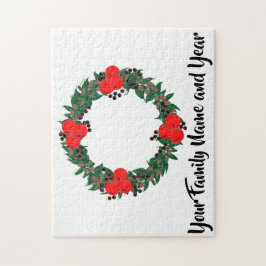 Einfach individuelles Urlaubsgeschenk Puzzle