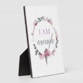 Einfach Inspirieren, dass ich genug Bejahung bin Fotoplatte (Seite)