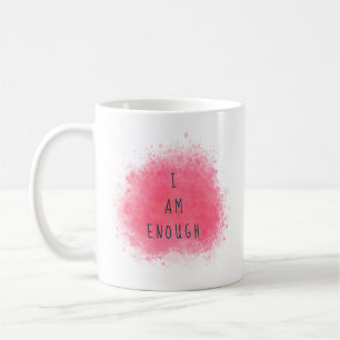 Einfach Inspiriert, ich bin genug Affirmation Zita Kaffeetasse