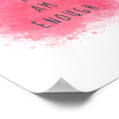 Einfach Inspiriert, ich bin genug Affirmation Zita Poster (Ecke)