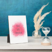 Einfach Inspiriert, Sie sind genug Affirmationsang Fotoplatte (Seite)