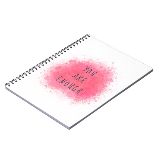 Einfach Inspiriert, Sie sind genug Affirmationsang Notizblock (Linke Seite)