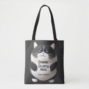 Einfach inspirierte schnurrende Fluffigkeit Tasche
