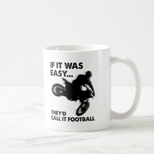 Einfach ist Fußball Funny Mug Kaffeetasse (Rechts)