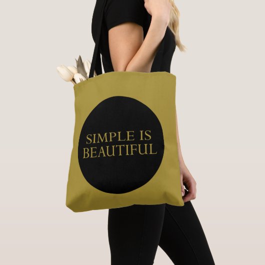 einfach ist schön tasche (Von Nahem)