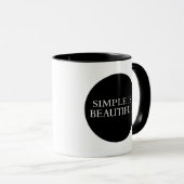 einfach ist schön tasse (VorderseiteRechts)