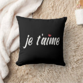 Einfach Je Taime I Liebe Sie Valentine Throw Kisse Kissen (Decke)