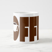 Einfach KAFFEE-Tasse Jumbo-Tasse (Vorderseite)