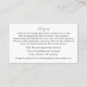 Einfach katholische Umschließungskarte Begleitkarte (Rückseite)