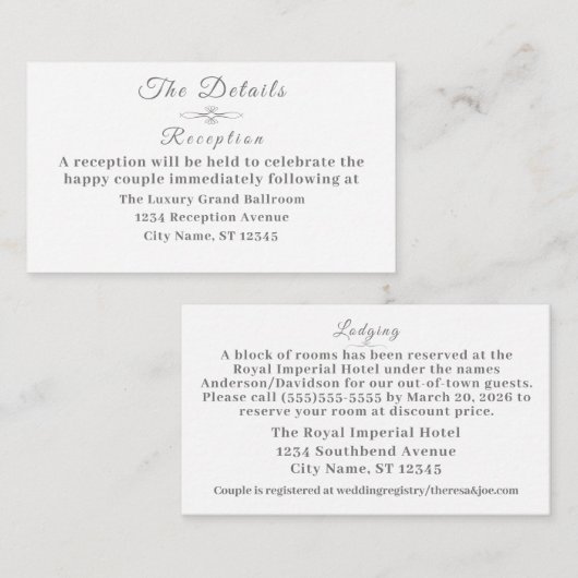 Einfach katholische Umschließungskarte Begleitkarte (Vorne/Hinten)