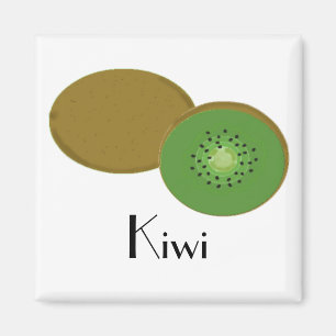 Einfach Kiwi Frucht Magnet