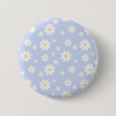 Einfach klassisch weiß Daisy Floral Button (Vorderseite)
