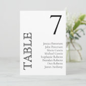 Einfach klassische Siteübersicht-Karten Einladung (Stehend Vorderseite)