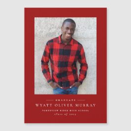 Einfach klassischer Ankündigungs-Magnet für den ro Magnetkarte