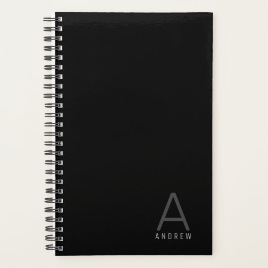 Einfach klassischer, moderner Personalisierter Nam Planer (Vorderseite)