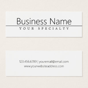 Einfach klassischer schwarzer Text auf Weiß