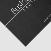 Einfach klassischer weißer Text auf schwarz Seidenpapier (Ausschnitt)