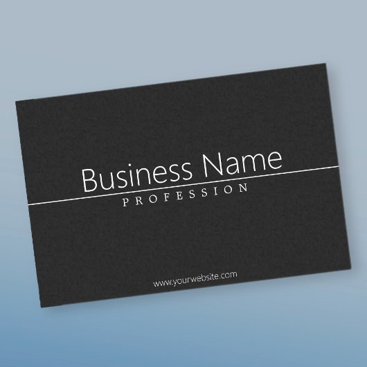 Einfach klassischer weißer Text auf schwarz Seidenpapier