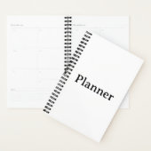 Einfach Klein 5,5" x 8,5" Softcover, schwarze Spir Planer (Anzeige)