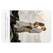 Einfach klein Save the Date, ein großes Foto Magnet (Horizontal)