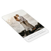 Einfach klein Save the Date, ein großes Foto Magnet (Rechte Seite)