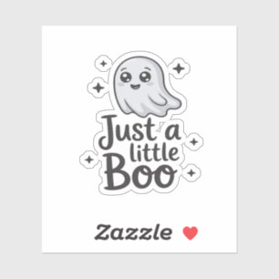 Einfach Kleiner Boo Lustiges Design Aufkleber