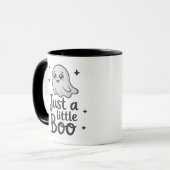 Einfach Kleiner Boo Lustiges Design Tasse (Vorderseite Links)