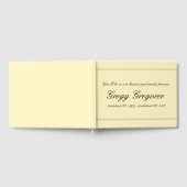 Einfach & konservativ Begräbnisbuch Gästebuch (Voll)