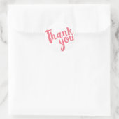 Einfach Korallenrosa und Weiß dank Aufkleber (Tasche)