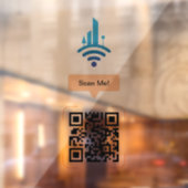 Einfach kostenloser QR-Code für WiFi Fensteraufkleber (Blatt 2)