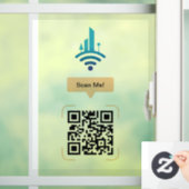 Einfach kostenloser QR-Code für WiFi Fensteraufkleber (Zuhause)