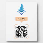 Einfach kostenloser QR-Code für WiFi Fotoplatte (Vorderseite)