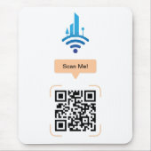 Einfach kostenloser QR-Code für WiFi Mousepad (Vorne)
