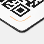 Einfach kostenloser QR-Code für WiFi Schreibtischunterlage (Ecke)