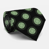 Einfach Krawatte geniessen, hellgrün (Gerollt)