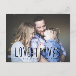 Einfach kühl und schwarz | Vielen Dank Foto Postca Postkarte