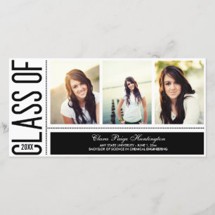 Einfach kühle Abschlussankündigung Ankündigung