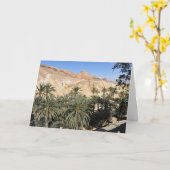 Einfach Landschaftliche leere Karte (Gelbe Blume)