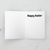 Einfach Landschaftliche Osterkarte Karte (Innenseite)