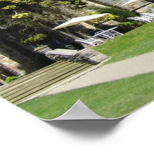 Einfach Landschaftliches Poster (Ecke)