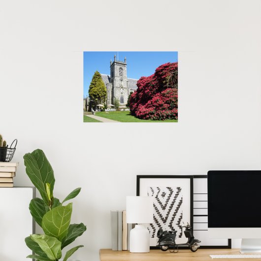 Einfach Landschaftliches Poster (Heimbüro)