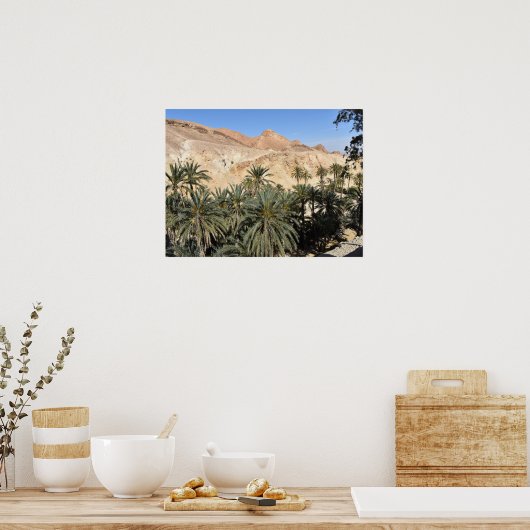 Einfach Landschaftliches Poster (Küche)