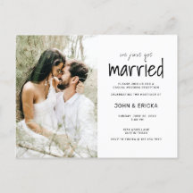 Einfach Lässig Got wir nur Verheiratet Hochzeit