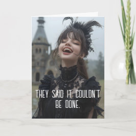 EINFACH LAUGH GRATULATIONS-KARTE DANKESKARTE