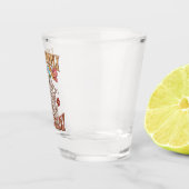 Einfach leben, Bloom Willy - Skelett & Pilze Schnapsglas (Rechts)