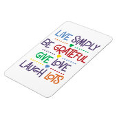 Einfach leben magnet (Linke Seite)